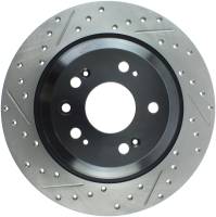 StopTech Sport Drilled/Slotted Brake Rotor Rear Right 127.40074R