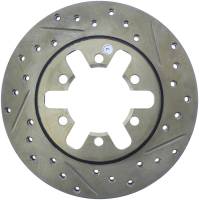 Stoptech - StopTech Sport Drilled/Slotted Brake Rotor Front Left 127.42024L - Image 1