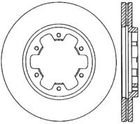 StopTech Sport Cryo Drilled/Slotted Brake Rotor Front Right 127.42029CR