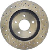 Stoptech - StopTech Sport Drilled/Slotted Brake Rotor Rear Right 127.42037R - Image 2