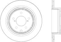 StopTech Sport Drilled/Slotted Brake Rotor Rear Right 127.42058R