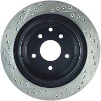 Stoptech - StopTech 03-05 350Z / 03-04 G35 / 03-05 G35X SportStop Slotted & Drilled Rear Left Rotor - 127.42077L - Image 2