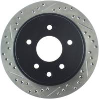 StopTech Sport Drilled/Slotted Brake Rotor Rear Right 127.42077R