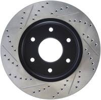 Stoptech - StopTech Sport Drilled/Slotted Brake Rotor Front Left 127.42084L - Image 2