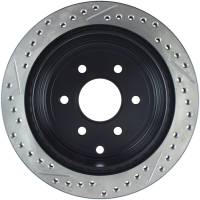 Stoptech - StopTech Sport Drilled/Slotted Brake Rotor Rear Left 127.42087L - Image 2