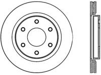 StopTech Sport Cryo Drilled/Slotted Brake Rotor Front Left 127.42090CL