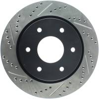 StopTech Sport Drilled/Slotted Brake Rotor Front Right 127.42090R