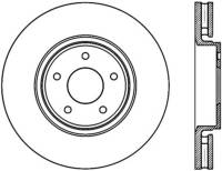 StopTech Sport Cryo Drilled/Slotted Brake Rotor Front Left 127.42092CL