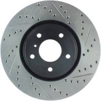 Stoptech - StopTech Sport Drilled/Slotted Brake Rotor Front Left 127.42092L - Image 1