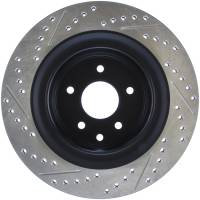 Stoptech - StopTech Sport Drilled/Slotted Brake Rotor Rear Left 127.42093L - Image 2