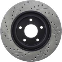 Stoptech - StopTech Sport Drilled/Slotted Brake Rotor Front Left 127.42096L - Image 2