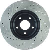 Stoptech - StopTech Sport Drilled/Slotted Brake Rotor Front Left 127.42098L - Image 2