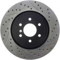 Stoptech - StopTech Sport Drilled/Slotted Brake Rotor Front Left 127.42102L - Image 1