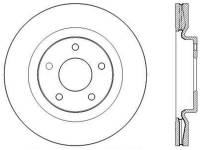 StopTech Sport Drilled/Slotted Brake Rotor Front Right 127.42108R