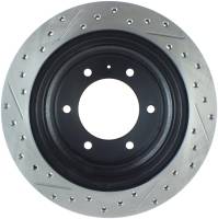 Stoptech - StopTech Sport Drilled/Slotted Brake Rotor Rear Left 127.43015L - Image 2