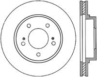 StopTech Sport Cryo Drilled/Slotted Brake Rotor Front Left 127.44088CL