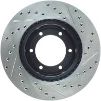 Stoptech - StopTech Sport Drilled/Slotted Brake Rotor Front Right 127.44091R - Image 2