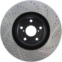 Stoptech - StopTech 5/93-98 Toyota Supra Turbo Right Front Slotted & Drilled Rotor - 127.44104R - Image 2