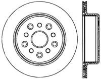 StopTech Sport Cryo Drilled/Slotted Brake Rotor Rear Right 127.44105CR