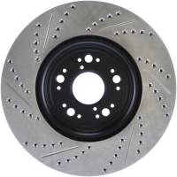 Stoptech - StopTech 95-00 Lexus LS 400 Left Front Slotted & Drilled Rotor - 127.44107L - Image 2