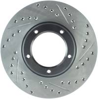 Stoptech - StopTech Sport Drilled/Slotted Brake Rotor Front Left 127.44108L - Image 1