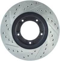 Stoptech - StopTech Sport Drilled/Slotted Brake Rotor Front Left 127.44108L - Image 2