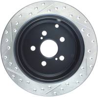 Stoptech - StopTech Sport Drilled/Slotted Brake Rotor Rear Left 127.44115L - Image 2