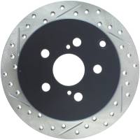 StopTech Sport Drilled/Slotted Brake Rotor Rear Right 127.44115R