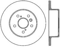 StopTech Sport Drilled/Slotted Brake Rotor Rear Right 127.44117R