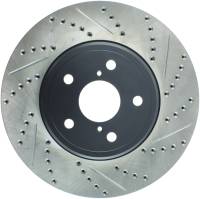 Stoptech - StopTech Sport Drilled/Slotted Brake Rotor Front Left 127.44122L - Image 1