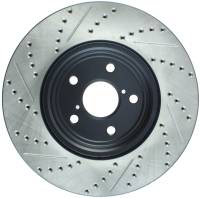 Stoptech - StopTech Sport Drilled/Slotted Brake Rotor Front Left 127.44122L - Image 2