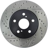 Stoptech - StopTech 02 Lexus ES 250/300/330/350 / 05-07 Toyota Avalon Slotted & Drilled Right Front Rotor - 127.44125R - Image 1