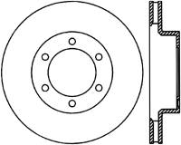 StopTech Sport Cryo Drilled/Slotted Brake Rotor Front Left 127.44127CL