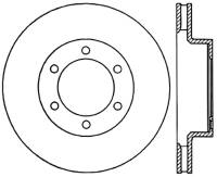 StopTech Sport Cryo Drilled/Slotted Brake Rotor Front Left 127.44129CL