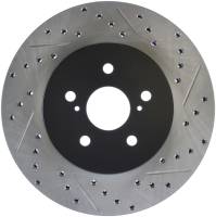 Stoptech - StopTech 04 Lexus RX330 SportStop Slotted & Drilled Left Rear Rotor - 127.44130L - Image 1