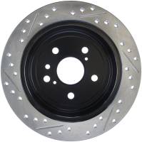 Stoptech - StopTech Sport Drilled/Slotted Brake Rotor Rear Left 127.44131L - Image 2