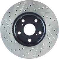 Stoptech - StopTech Sport Drilled/Slotted Brake Rotor Front Left 127.44136L - Image 2