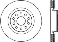 StopTech Sport Cryo Drilled/Slotted Brake Rotor Front Right 127.44148CR