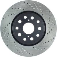 StopTech Sport Drilled/Slotted Brake Rotor Front Left 127.44148L