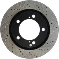 Stoptech - StopTech 07-09 Toyota Tundra / 08-09 Toyota Sequoia Front Left Slotted & Drilled Rotor - 127.44156L - Image 1