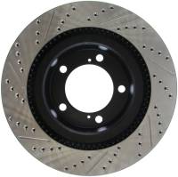 Stoptech - StopTech 07-09 Toyota Tundra / 08-09 Toyota Sequoia Front Left Slotted & Drilled Rotor - 127.44156L - Image 2