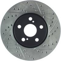 StopTech Sport Drilled/Slotted Brake Rotor Front Left 127.44160L