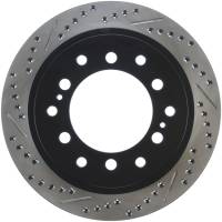 StopTech Sport Drilled/Slotted Brake Rotor; Rear Right