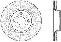 StopTech Sport Drilled/Slotted Brake Rotor Front Left 127.44178L