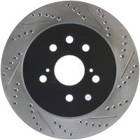 Stoptech - StopTech Slotted & Drilled Sport Brake Rotor Left Rear 13-14 Lexus GS300/350/400/430 - 127.44189L - Image 1