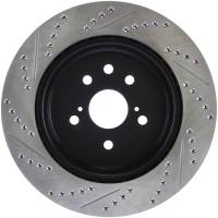 Stoptech - StopTech Slotted & Drilled Sport Brake Rotor Left Rear 13-14 Lexus GS300/350/400/430 - 127.44189L - Image 2