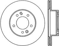 StopTech Sport Cryo Drilled/Slotted Brake Rotor Front Left 127.45022CL