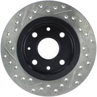 Stoptech - StopTech Sport Drilled/Slotted Brake Rotor Rear Left 127.45035L - Image 2