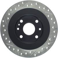 Stoptech - StopTech Sport Drilled/Slotted Brake Rotor Rear Left 127.45041L - Image 2