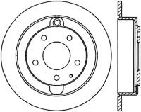 StopTech Sport Drilled/Slotted Brake Rotor Rear Right 127.45054R